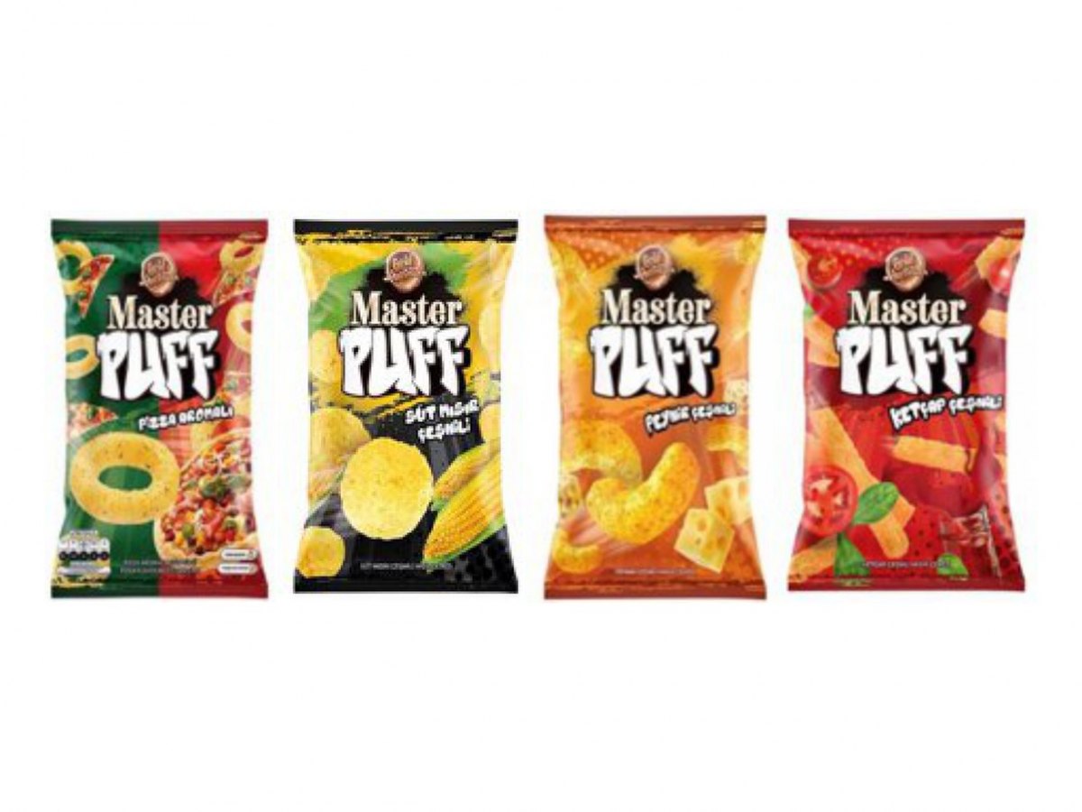 Master Puff Corn Snack (90 g, Five Flavours)