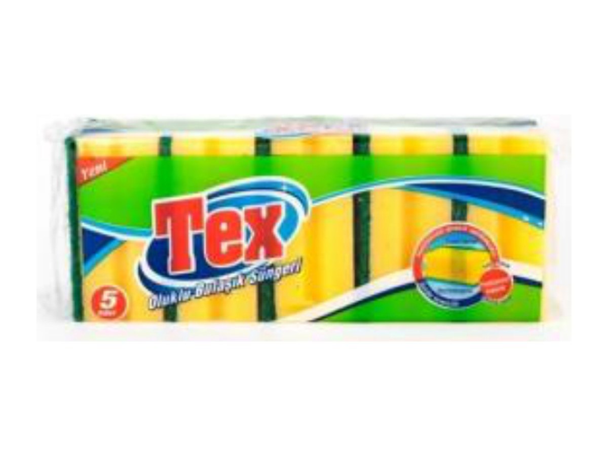 Tex Bulaşık Süngeri (5'li)