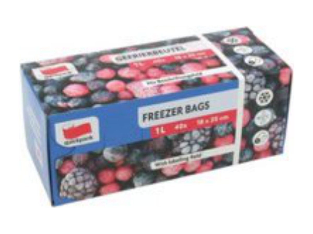 Freezer Bags (40 Pieces, 1 L)