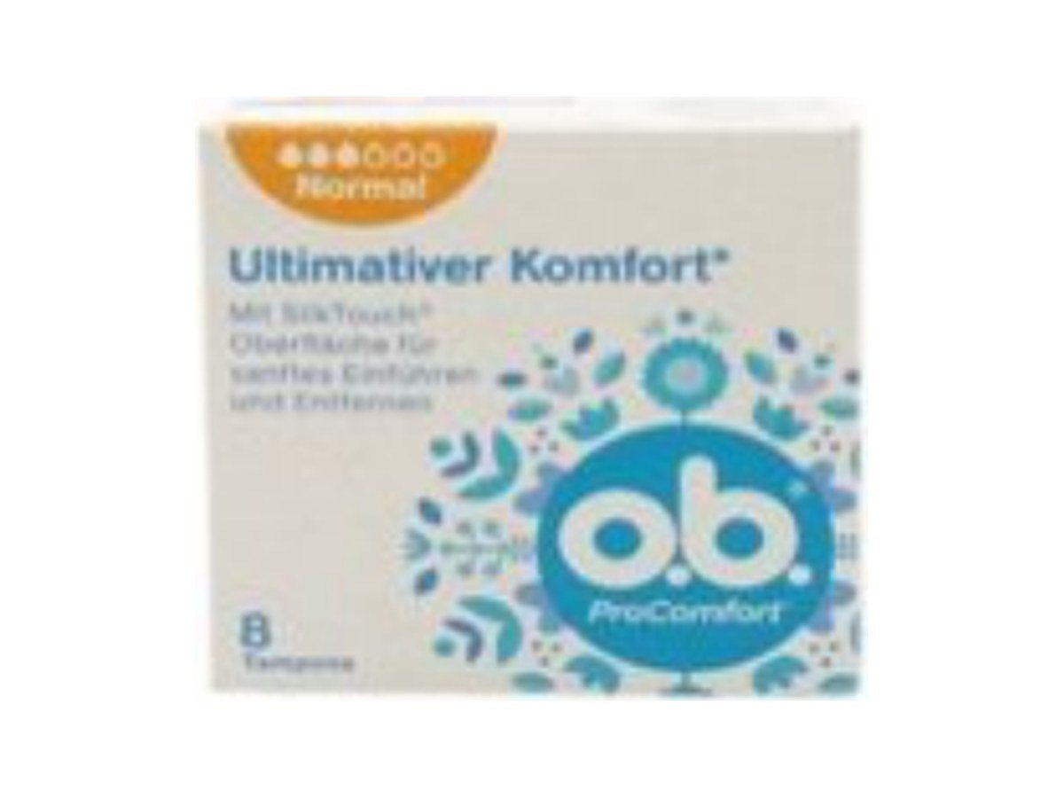o.b. Tampons Pocket Pack (8 Pieces)