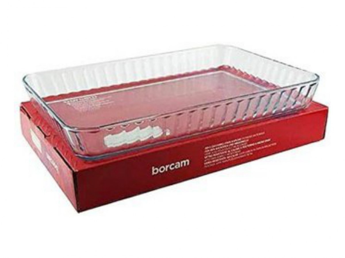 Paşabahçe Borcam Rectangular Glass Dish