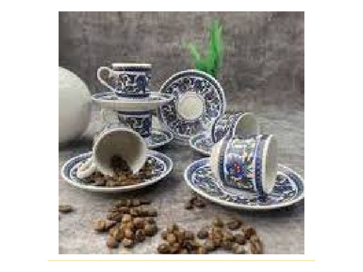 Topkapı Turkish Coffee Set (6-Piece)