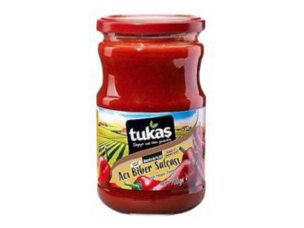 Tukaş Hot Pepper Paste (700 g Jar)