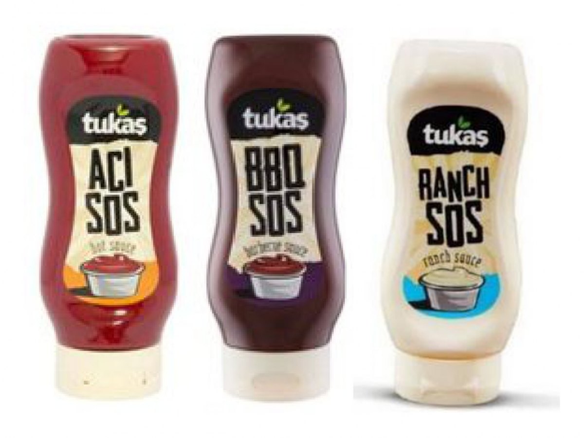 Tukaş Sauces (Chilli, Ranch and Barbecue)