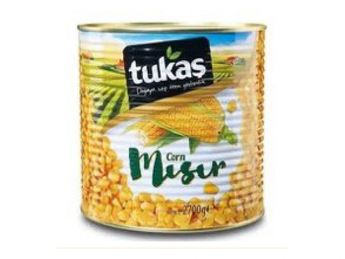 Tukaş Sweetcorn (2.7 kg Tin)