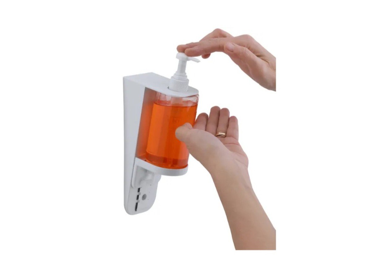 Vialli S7 Soap, Shampoo & Disinfectant Dispenser (White)